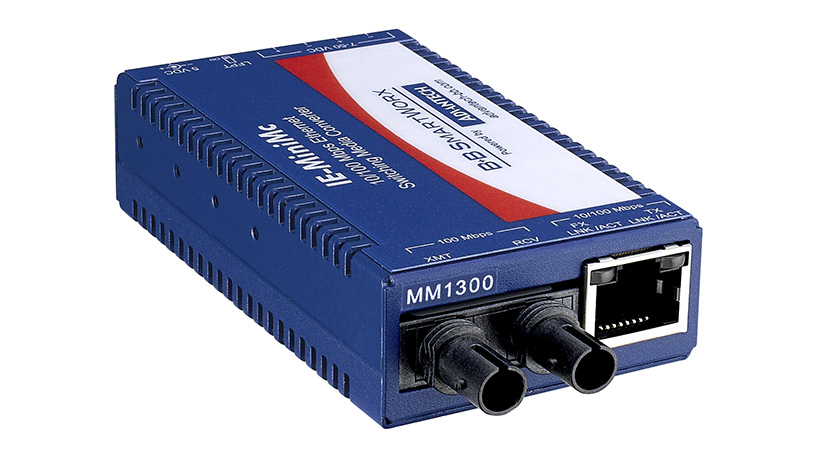 IMC-350I-MMST-A - Miniature Media Converter, Wide Temp, 100Base-TX/FX ...